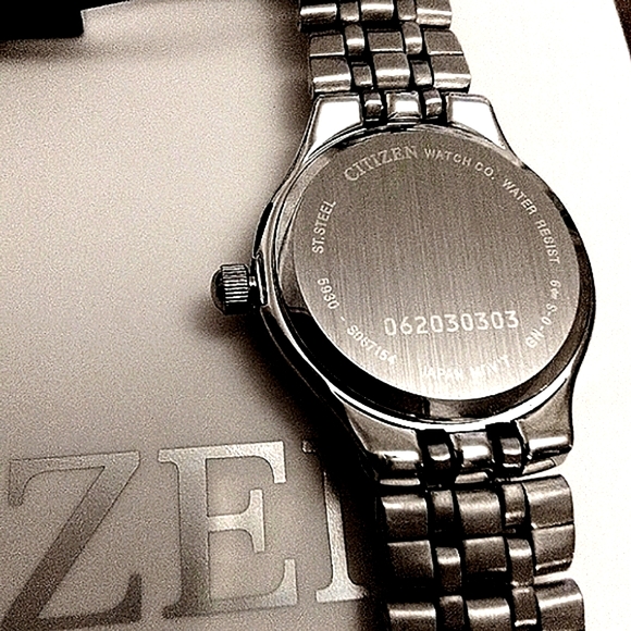 NWT CITIZEN WOMEN'S WATCH EJ6040-51D, W/ MOTHER OF PEARL W/ SWAROVSKI CRYSTALS - Picture 12 of 12